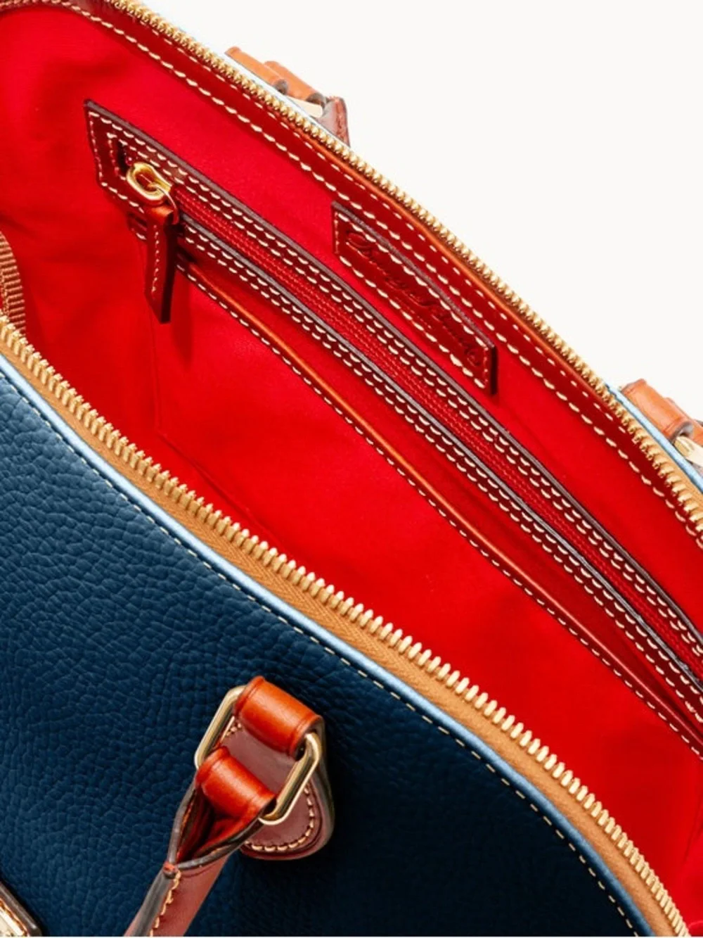 Dooney & Bourke Pebble Grain Zip Zip Satchel
